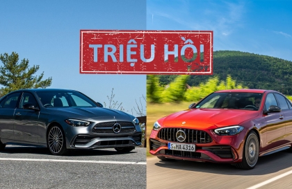 Liên tiếp 2 đợt triệu hồi Mercdes-Benz C300 và AMG C43